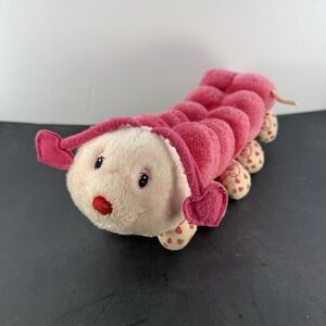 1980s vintage Commonwealth "Lots a Legs Lots a Hearts" plush caterpillar